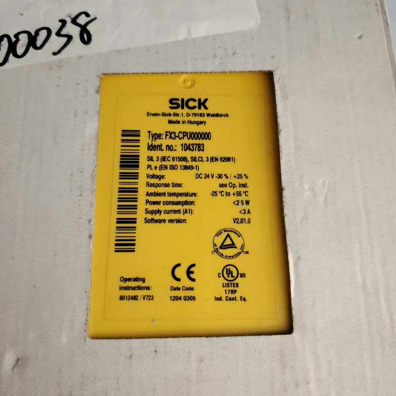 议价西克SICK  FX3-CPU000000实物拍摄