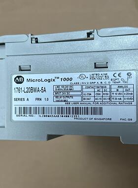 1761-L20BWA-5A 一台 实物如图片 议价~询价