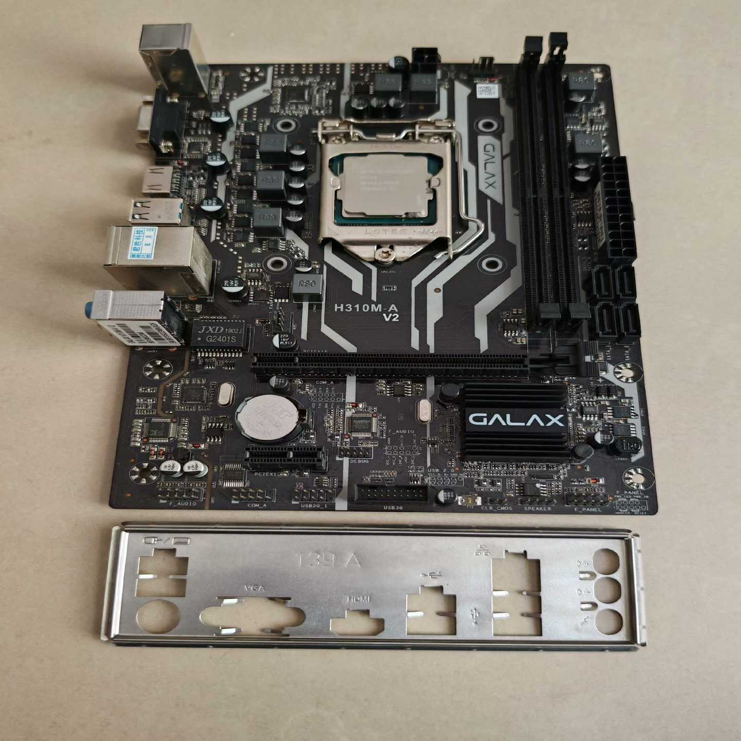 议价拆机影驰H310主板+G5400cpu套装,品像不错(如图)