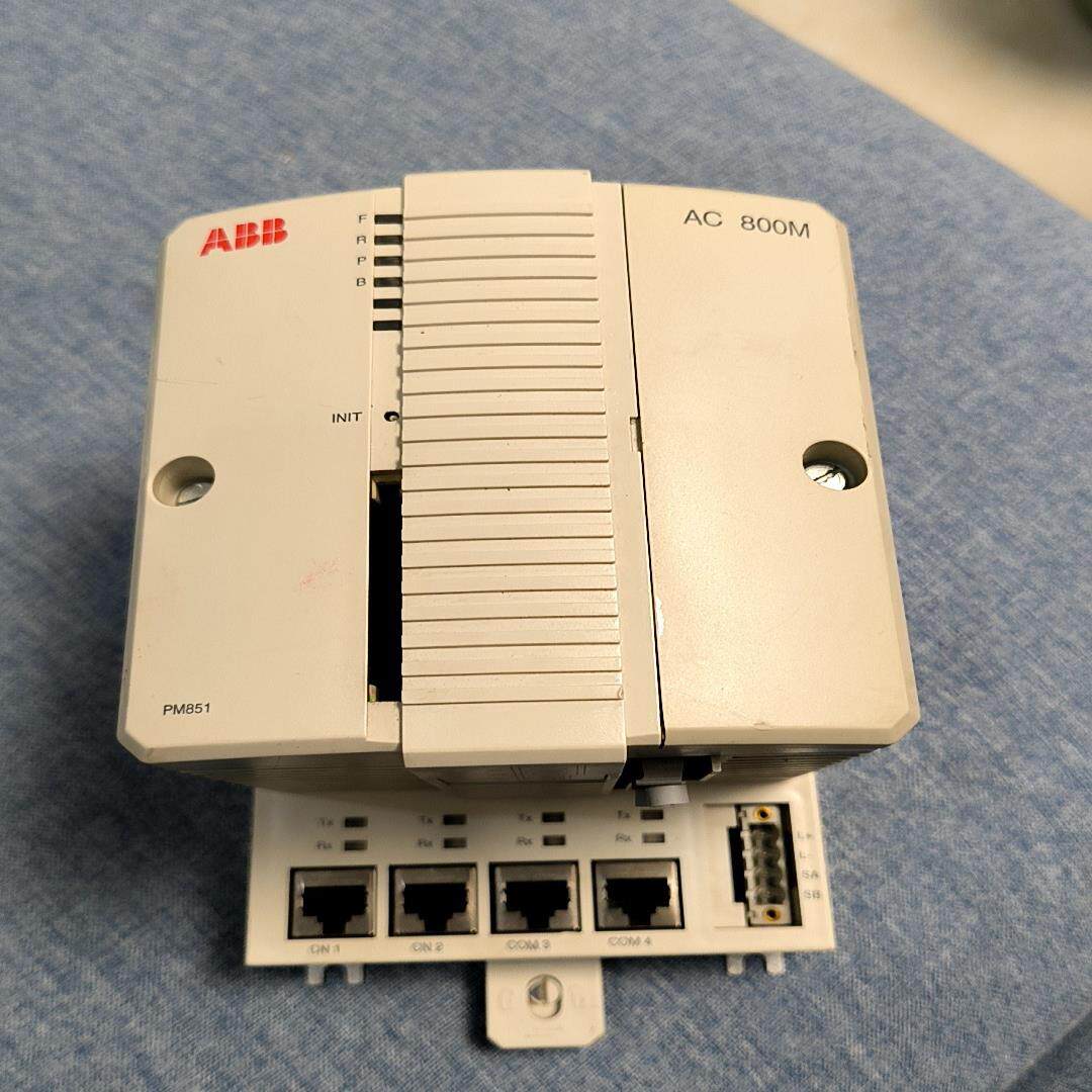 ABB控制器pm851K01，拆机件，成色可以，功能包好。