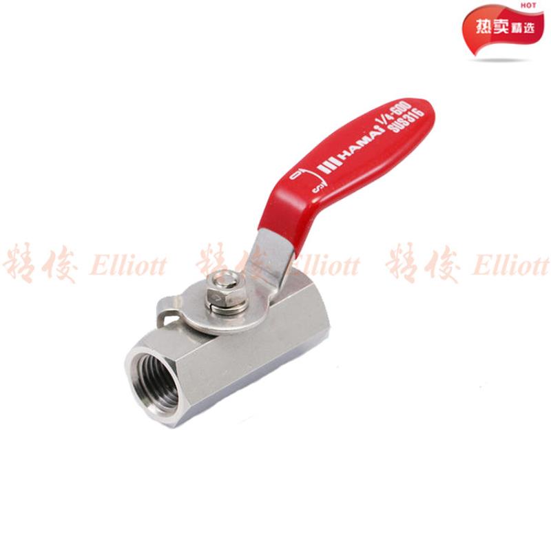 日本Hamai手柄式不锈钢球阀BSS-01-08Rc液化气丝扣球阀管道配件