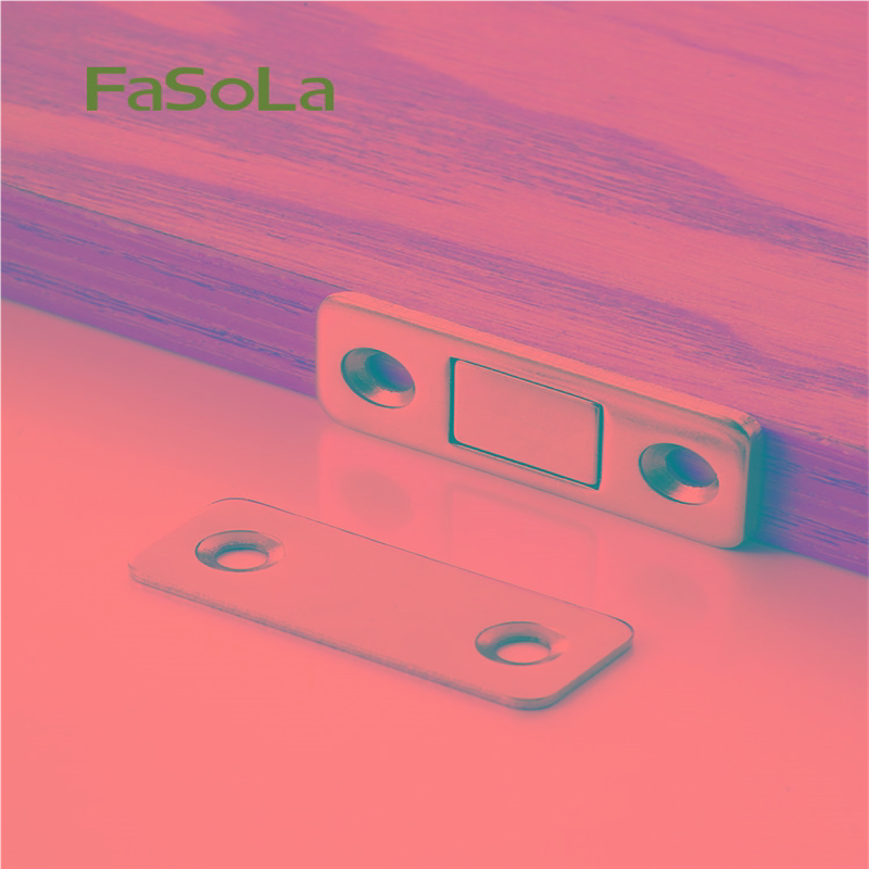 日本FaSoLa衣柜门吸强磁免打孔贴片吸合器隐形推拉移门磁碰自