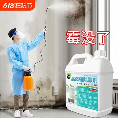 墙体除霉剂白墙清除霉斑霉菌家用墙纸壁纸霉迹发霉清洁去霉剂