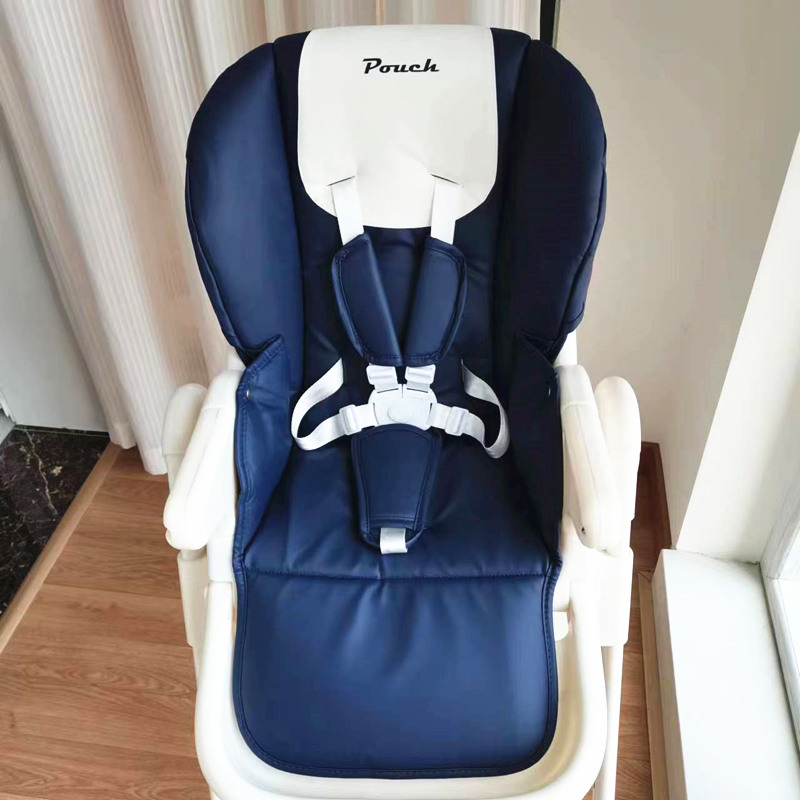 适合pouch婴儿童餐椅坐垫K05宝宝椅座套pu皮套安全带绑带垫子配件