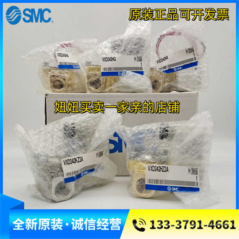 SMC水用电磁阀VXD240HA VXD242HA HG VXD242KZ2A HZ2A VXD242HZ