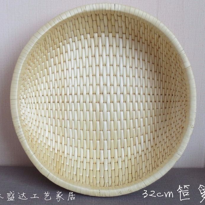 馒头筐箩筐藤编柳编柳条手工编织收纳筐篮展示筐针线筐簸箩