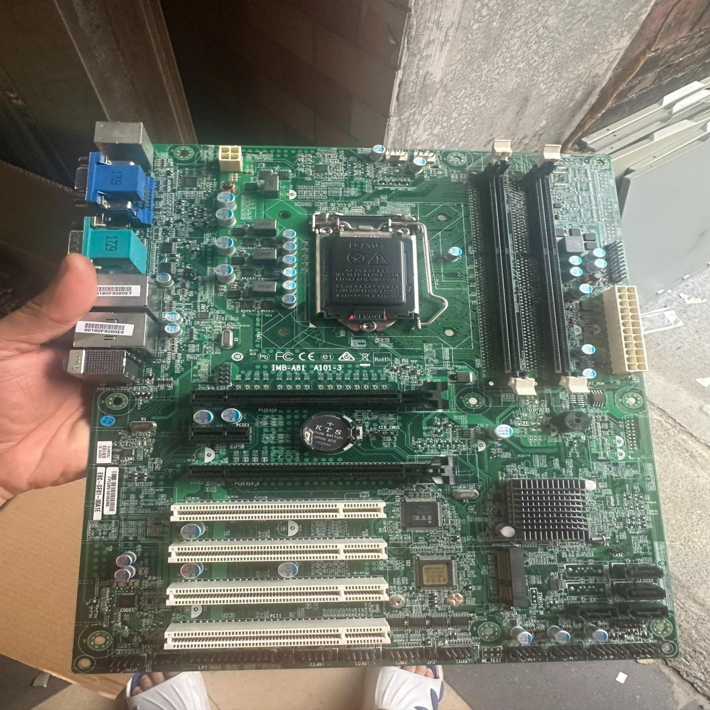 询价拍~研华工控主板，型号：EBC-GF81-00A1E 双网口实物