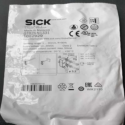 德国SICK传感器1062929 GTB2S-N1331没开（耶耶电子）