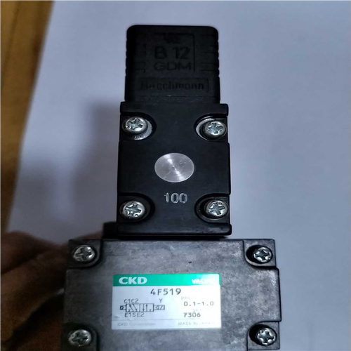 议~CKD电磁阀4F519电压110V，1个，配件齐全