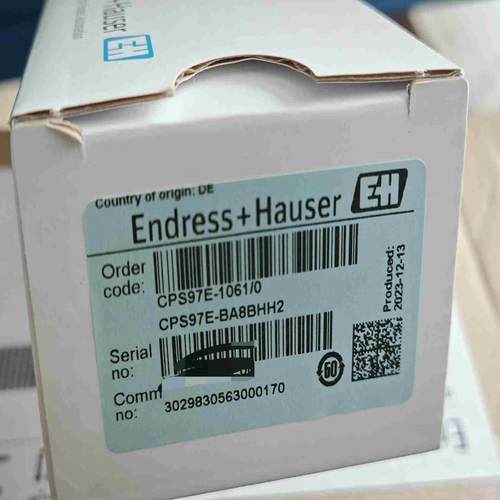 E+H 数字式ISFET塑料pH电极 CPS97E-BA8B（gg设备）