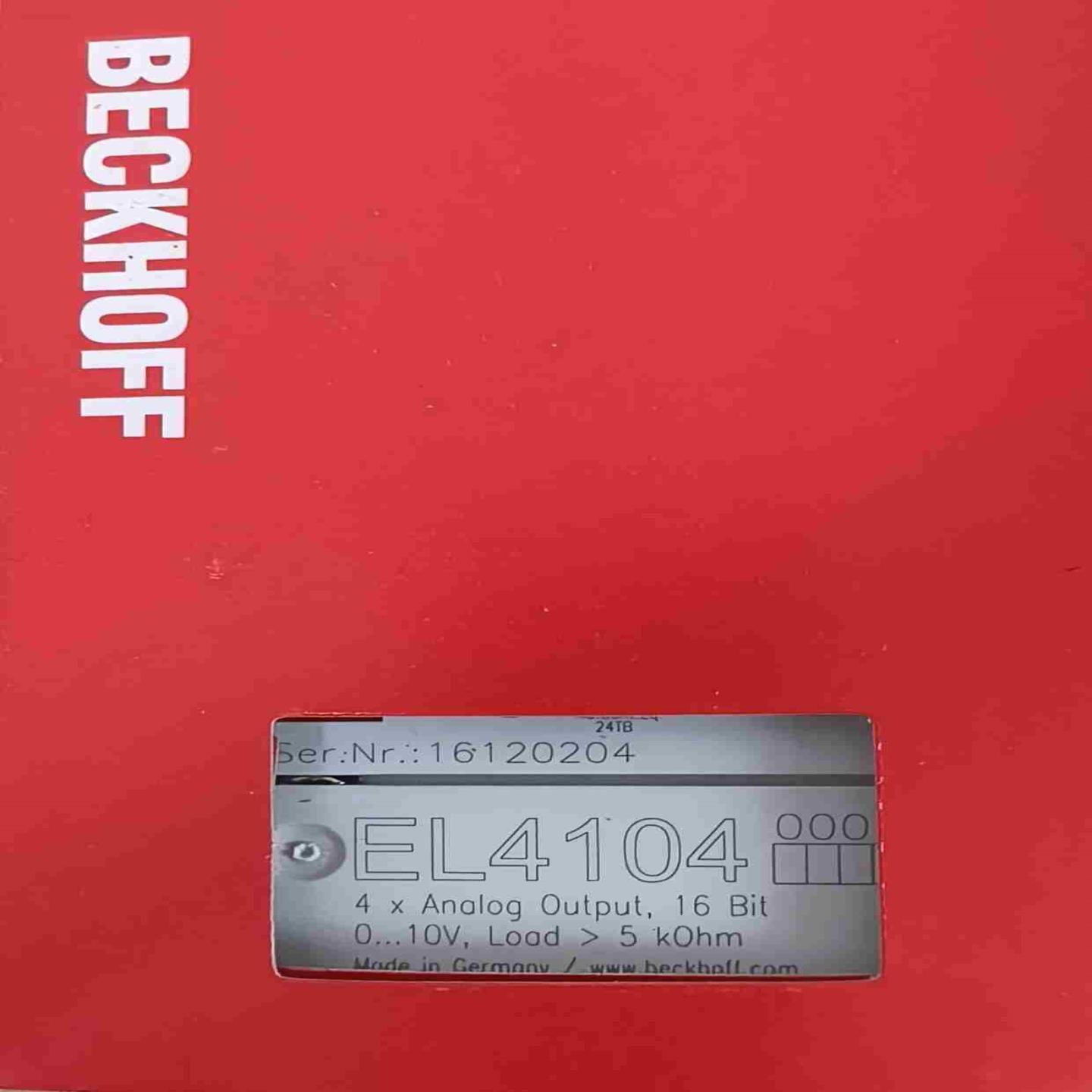 倍福BECKH0FF，EL4104，库存最后一台，功能值（佳毅工控）