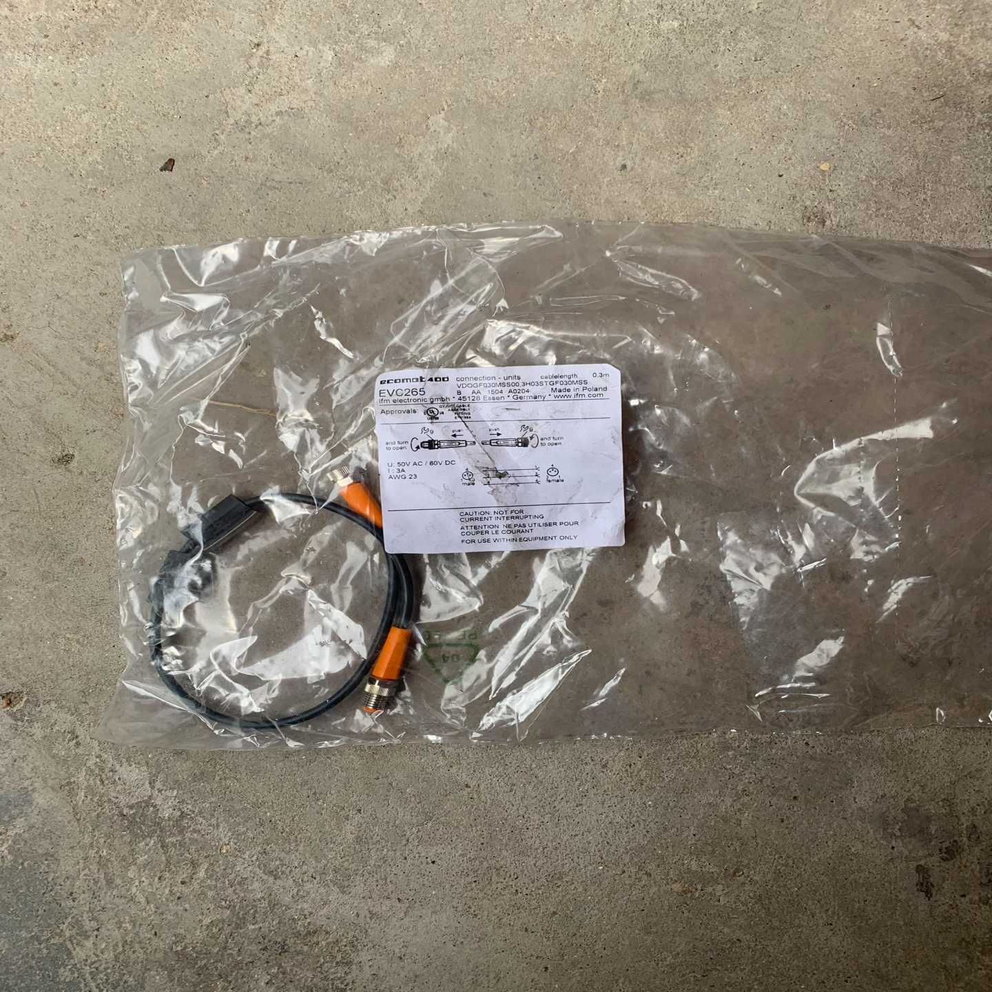 (询价)易福门EVC265 7个