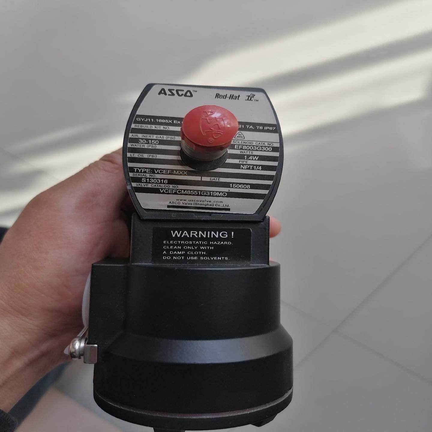 ASCO电磁阀VCEFCM8551G319MO线圈电压2~询价