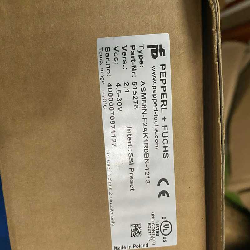 倍加福 编码器 ASM58N-F2AK1R0BN-1213~询价