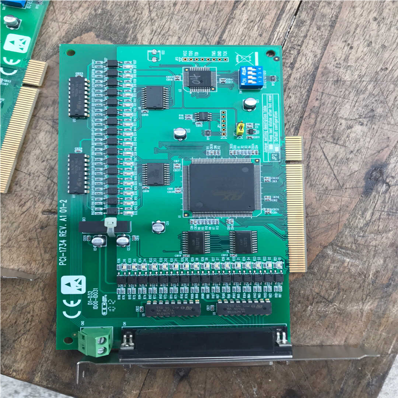 议~研华数据卡，型号：PCI-1734，REVA1 01-2，拆