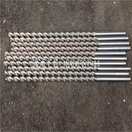 直柄加长深孔钻7X200 7X250 7X300 7X350 7X400 抛物线钻头黑钻