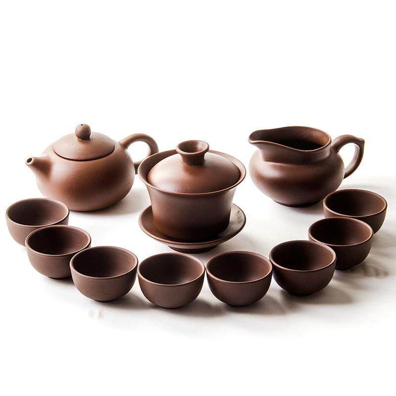 特价紫砂功夫茶具套装茶壶盖碗公道杯茶杯整套家用茶道配件