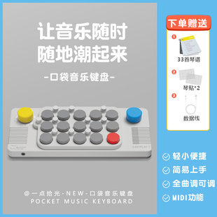 口袋音乐键盘光遇便携式电子琴MIDI钢琴玩具儿童乐器EASYPLAY1