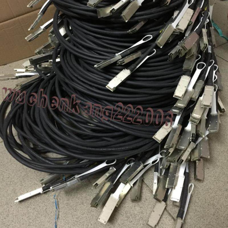 隆兴服务器拆机051米2米以太网QSFP光纤线40G IB线DAC铜缆接*