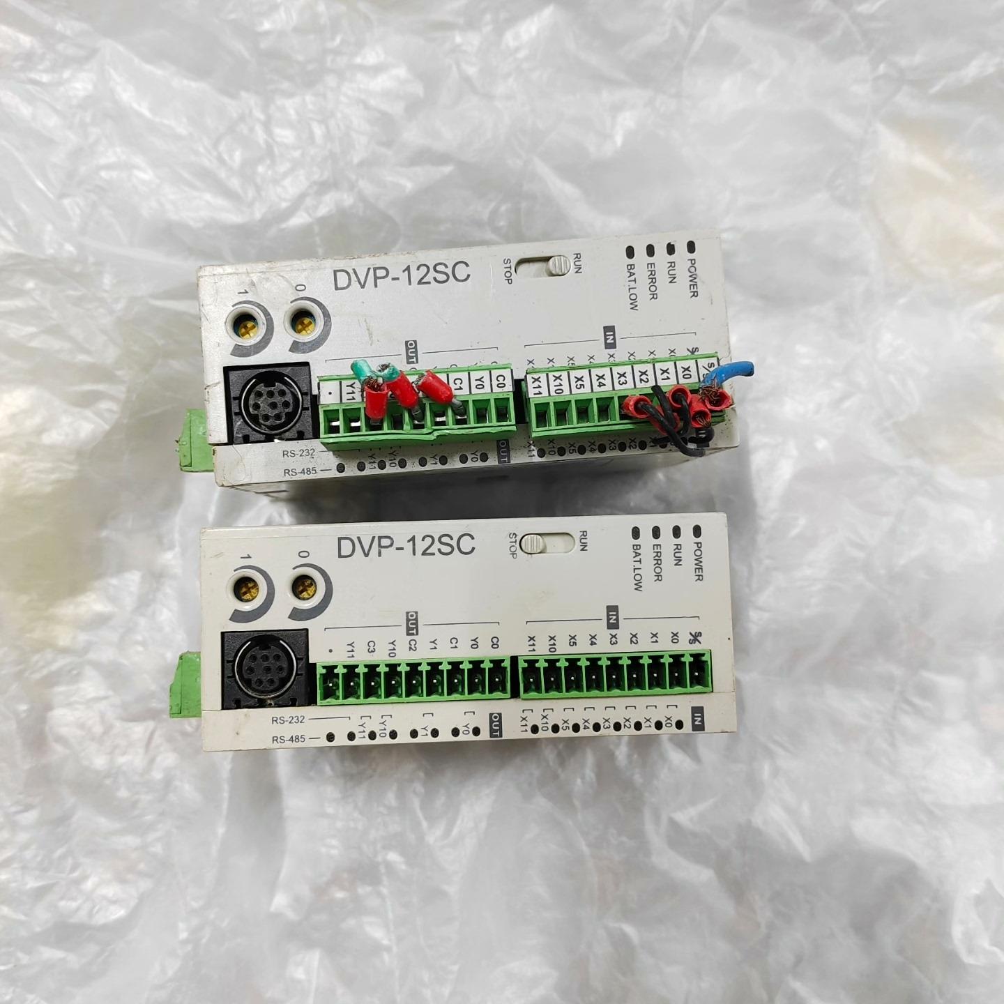 询价~台达PLC模块DVP-12SC，实物拍摄，拆机产品，功能正常