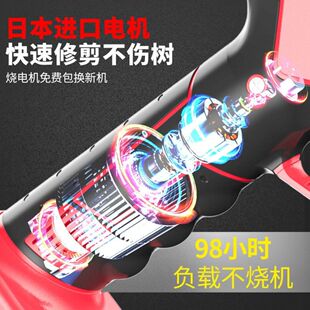 进口电动剪刀果树修枝剪充电式强力园林锂电剪刀粗枝剪树枝电剪子