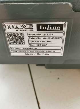 议~哈威液压泵V60N-130RDYN-1-0-00/LSNR/