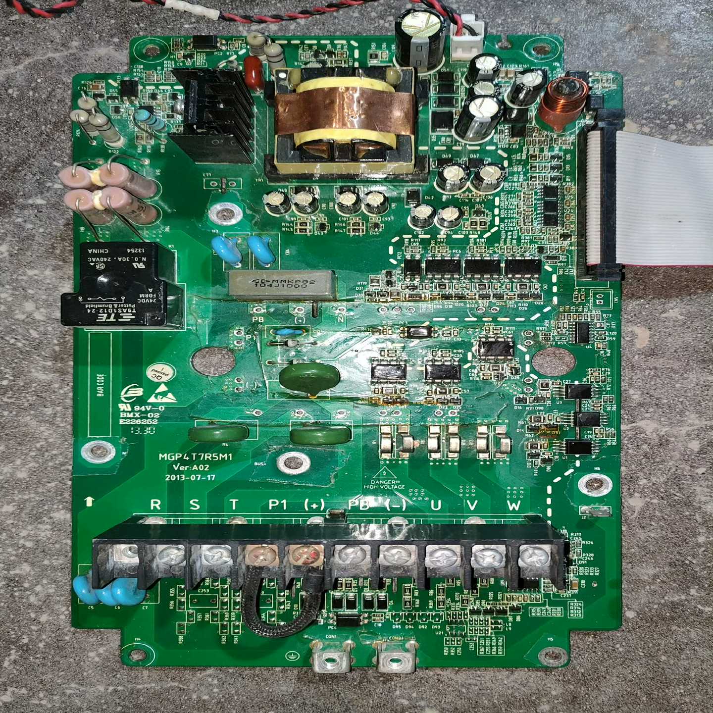 南方安华变频器驱动板功率7.5KW型号MGP4T7R5M1模~询价