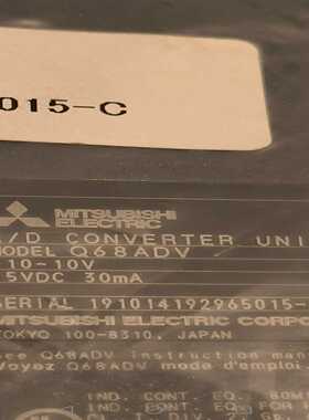 PLC模块Q68ADV，无外包装，见实图。便宜处理。询价