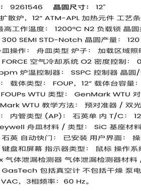 询价~AVIZA扩散盧RVP300-PLUS 12寸 议价