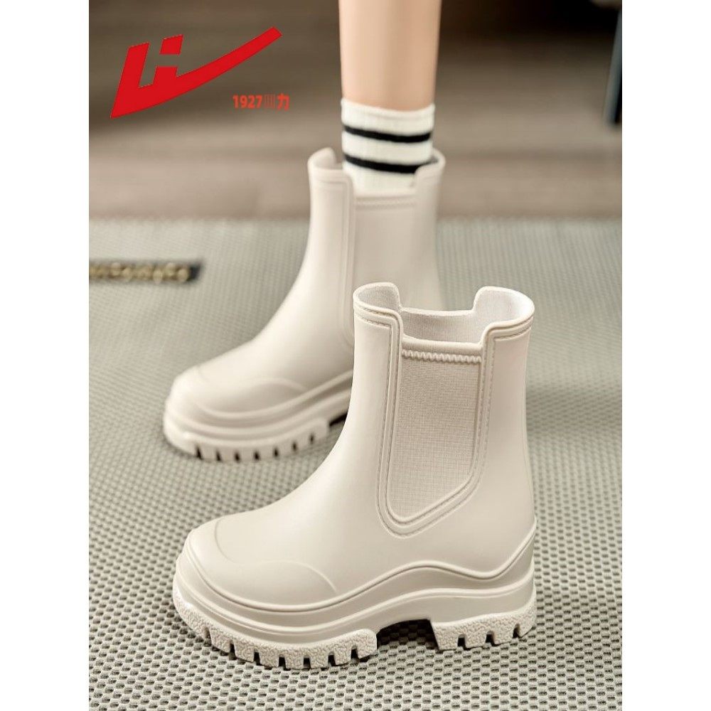 日系女式雨靴短筒2025春秋新款时尚外穿雨鞋女款防水防滑胶鞋水鞋