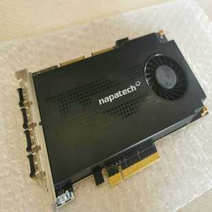 耶耶电子 napatech PTP四口10GB万兆卡 NT40E3