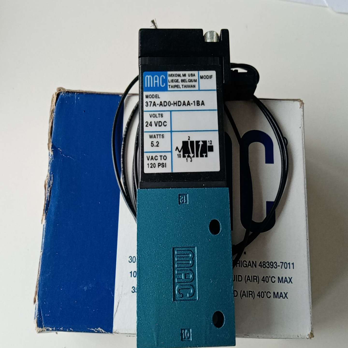 MAC电磁阀37A-AD0-HDAA-1BA，37A-AD0~询价