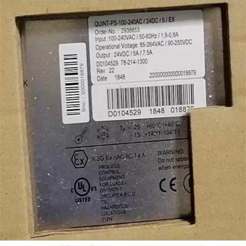 QUINT-PS-100-240AC/24DC/5/EX 2~询价