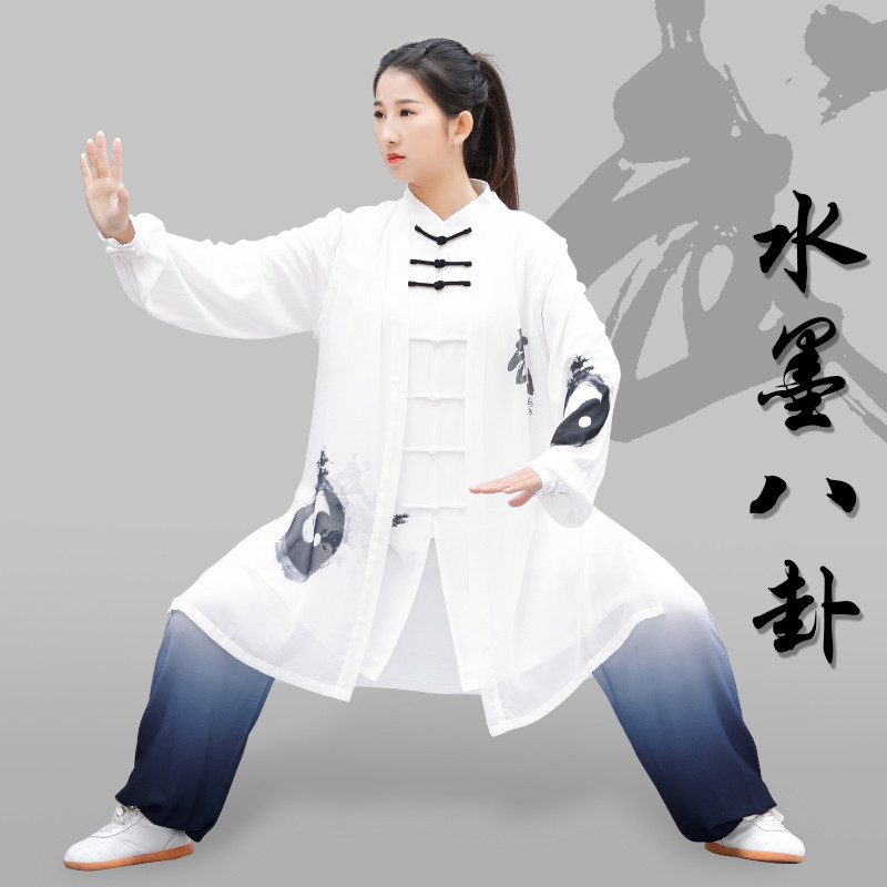 争风华2025新款太极服女款八段锦三件套太极拳表演服男新中式春秋