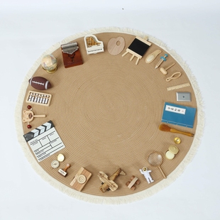 抓周道具租赁一周岁生日布置道具套装ins风原木宝宝抓阄玩具出租