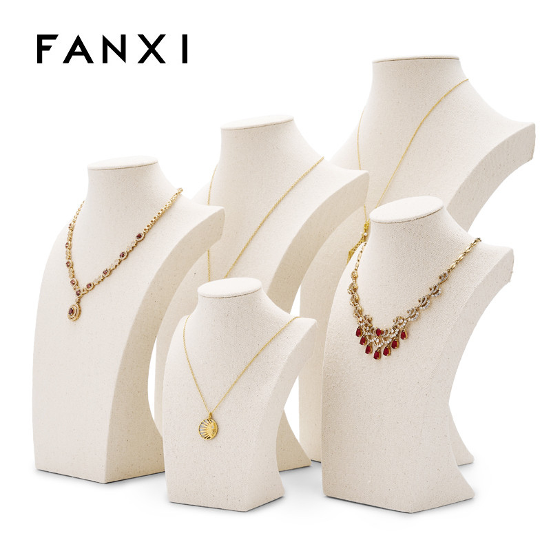 凡西FANXI项链展示架人像模特脖子首饰颈膜饰架子珠宝展示道具