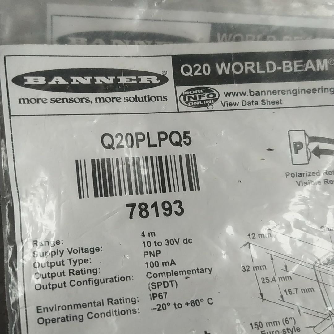 询价~Q20PLPQ5邦纳传感器