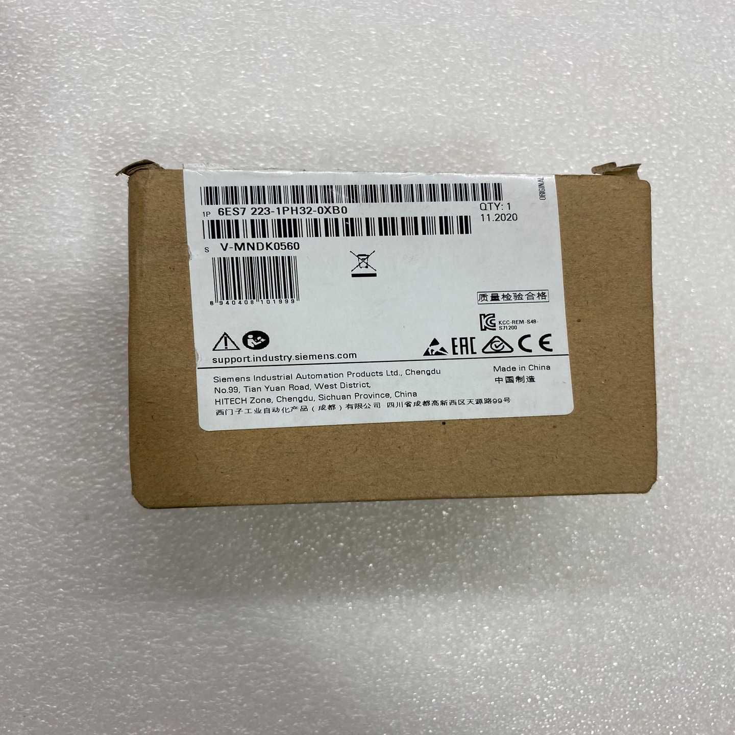 询价~模块，型号6ES7223-1PH32-0XB0，仅