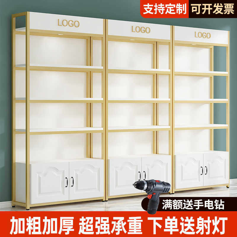 化妆展示柜理发店美容院护肤产置物架首饰柜货架多层陈列