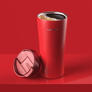 LEIDFOR雷德夫 L099 不锈钢保温杯双层玻璃杯家用水杯子