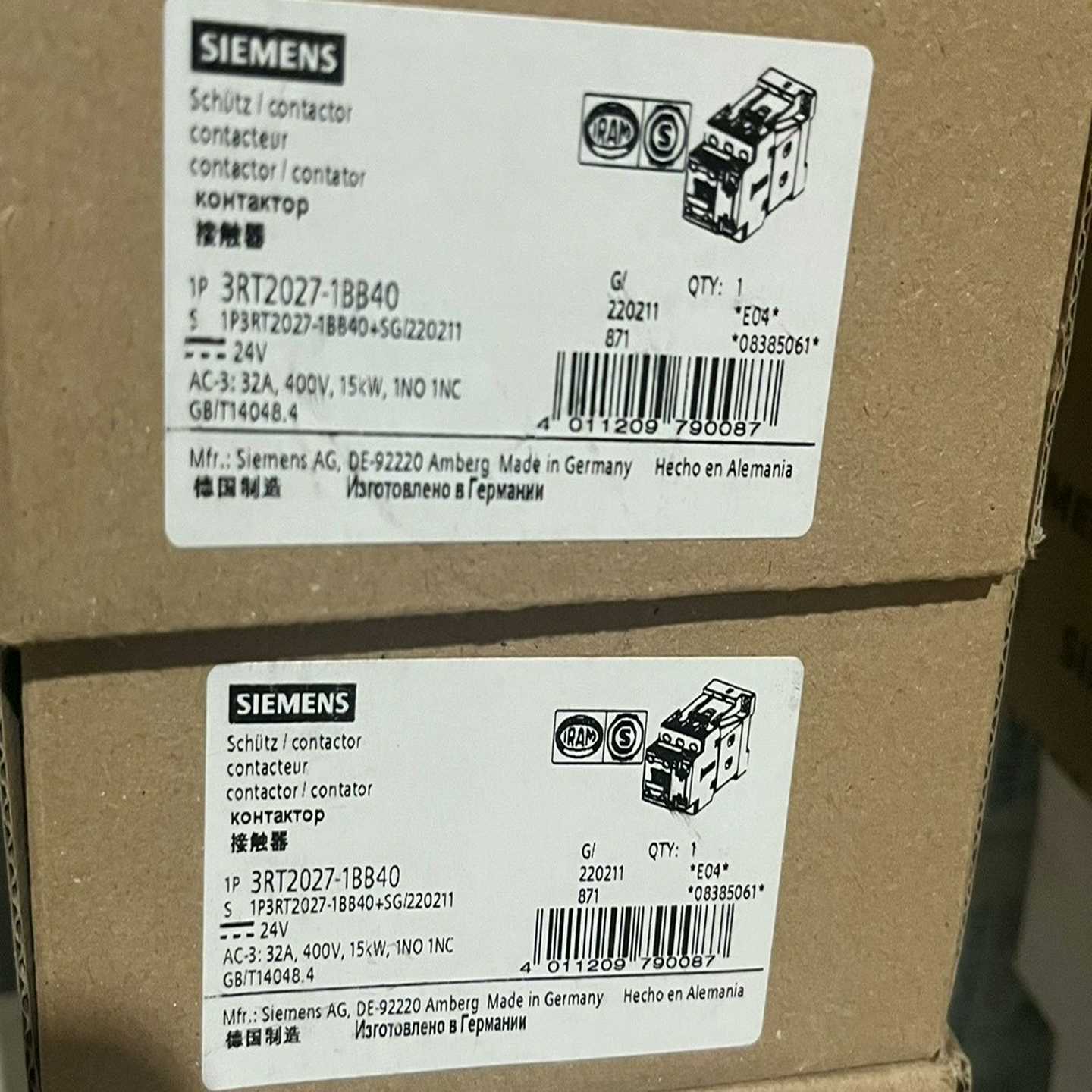 3RT2027-1BB40。24V【博航商行】