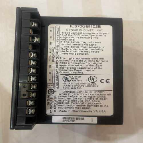 IC670GBI102B 功能~询价