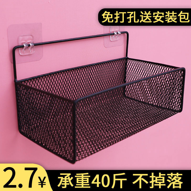 卫生间浴室置物架免打孔厕所洗手间洗漱台毛巾墙上宿舍神器收