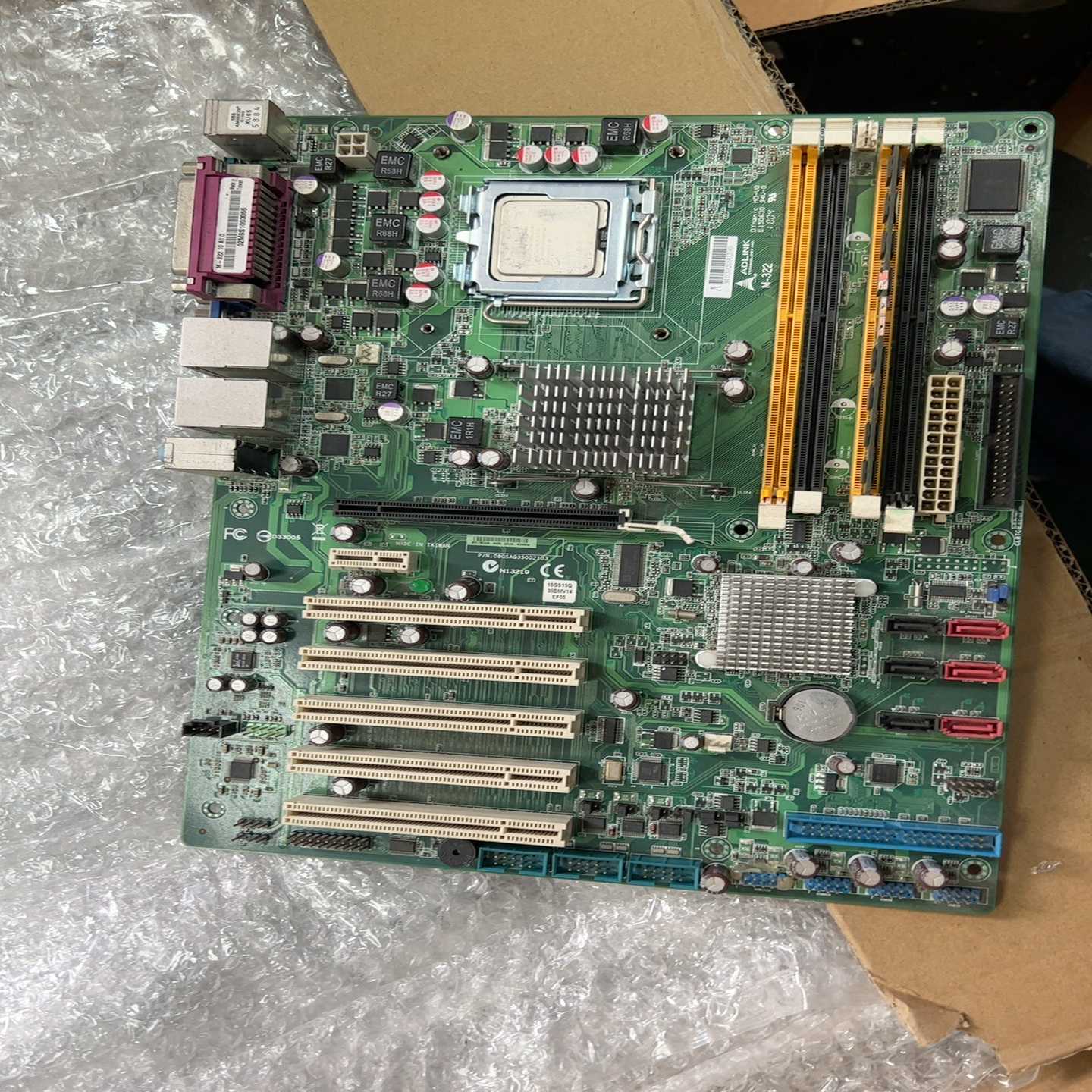 凌华双网卡工控机主板M-322M-322工业设备控制询价