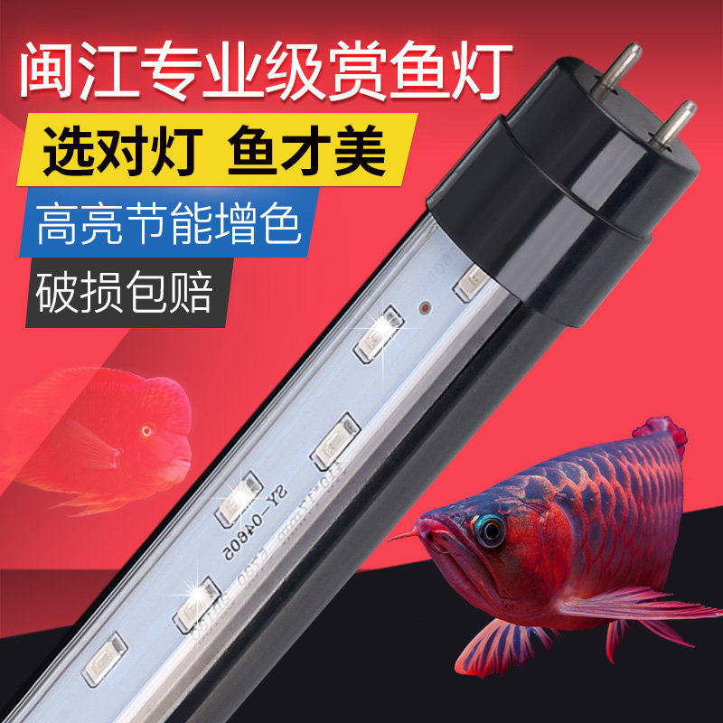 闽江森森鱼缸灯水族箱多色LED灯管三基色龙鱼灯超亮防水照明,宠物/宠物食品及用品,照明器材,淘宝优惠券,粉丝福利购,淘宝优惠卷
