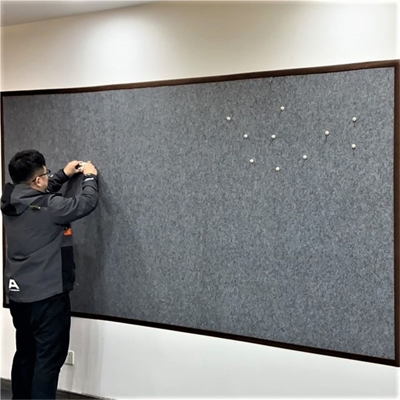 磁性毛毡墙书法教室墙面装饰国画磁铁展示书画美术作磁吸背