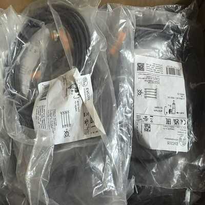 EVC005德国IFM易福门M12弯插母头5M连接线~询价