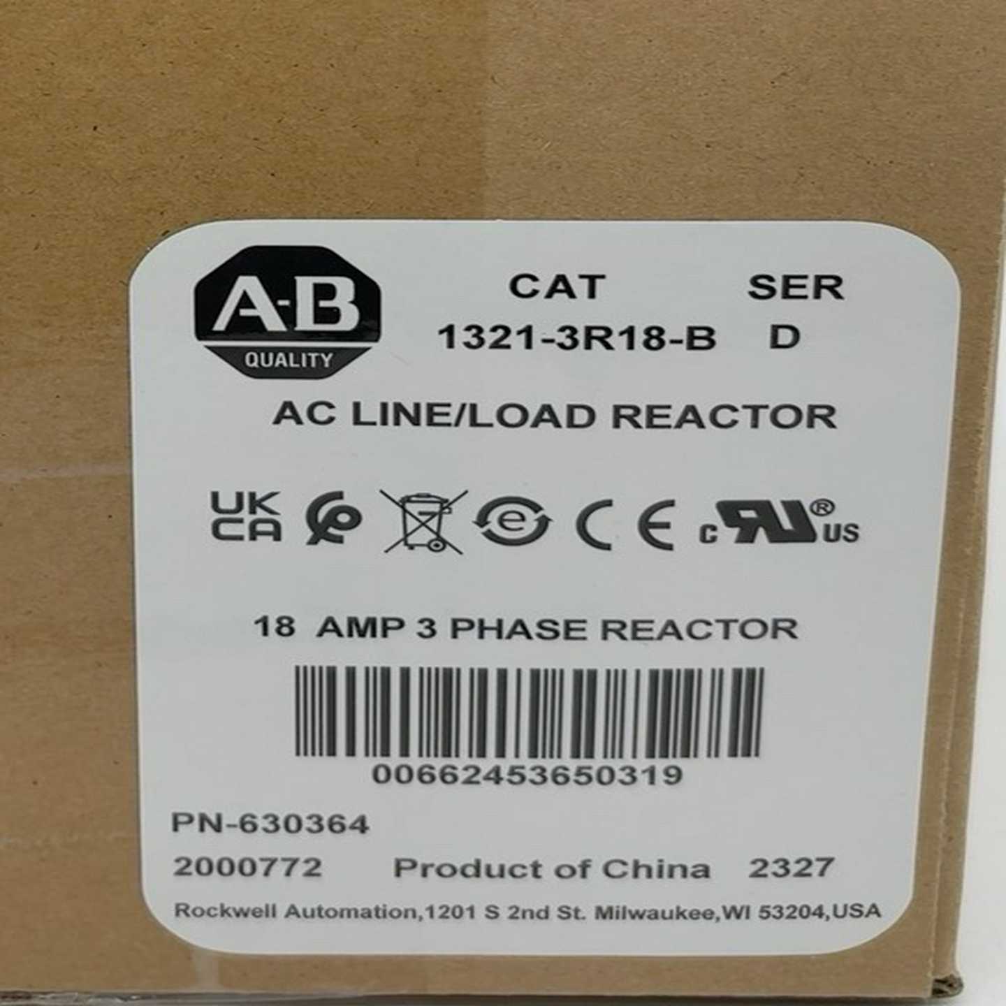 议价~1321-3R18-B罗克韦尔AB电抗器13213R18B全