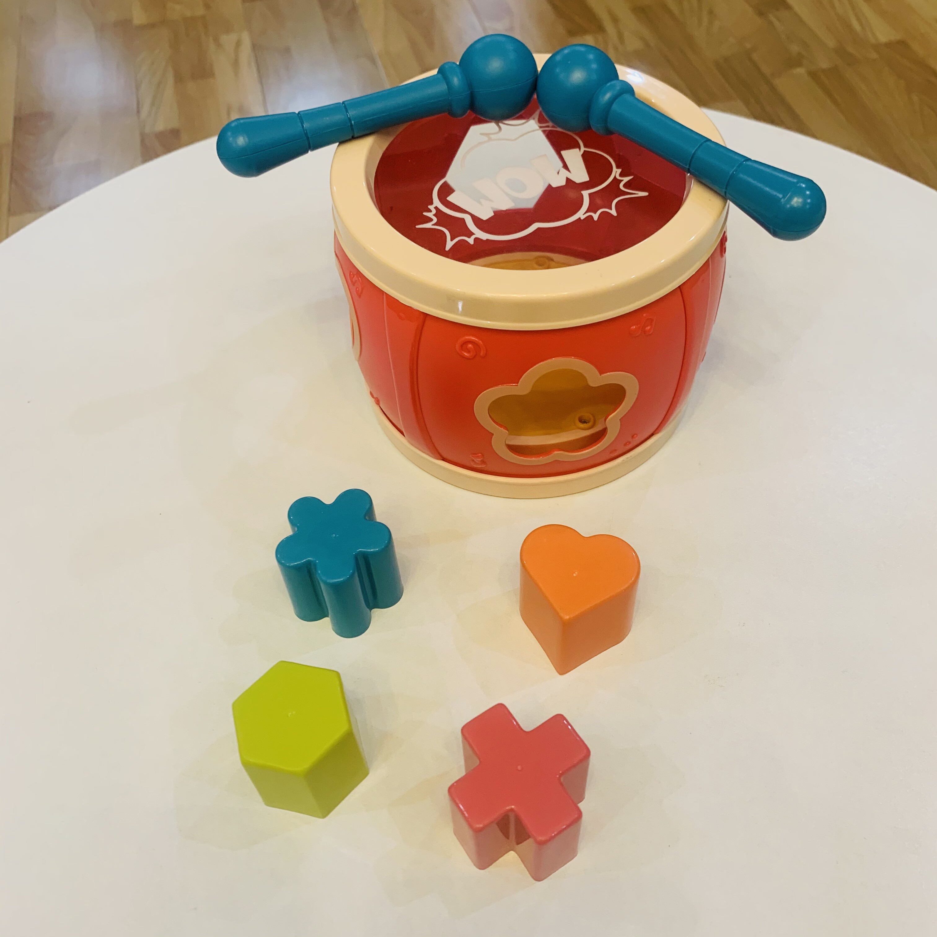 婴幼儿童鼓6个月宝宝手拍鼓迷宫玩具益智儿童乐器0-3岁锻炼小手