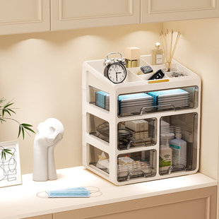 入户玄关收纳盒钥匙杂物储物盒轻奢抽屉式鞋柜客厅桌面口罩整